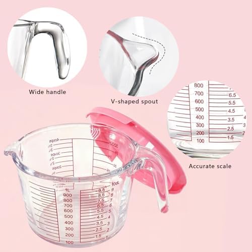 6 Pcs Glass Measuring Cups - Image 6