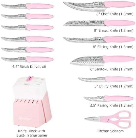 Knife Set - 15 PCS Kitchen Knife Set - Image 3
