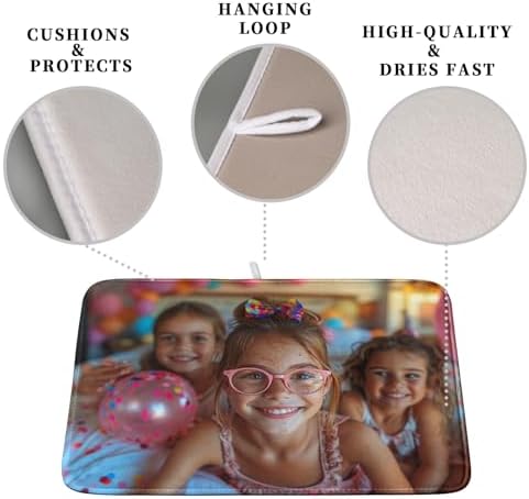 Customized Personalized Image Dish Drying Mat - Image 3
