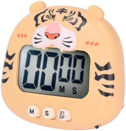 Digital Kitchen Timer Countup Countdown Cartoon Animal Sound Flash Alert Easy - Image 2