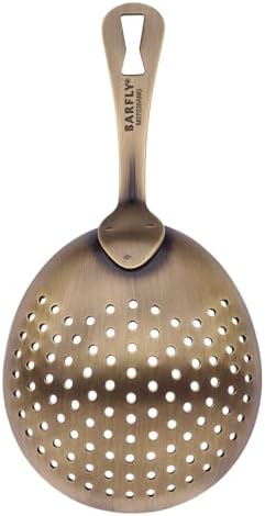 Barfly Julep Strainer, Antique Gold - Image 3