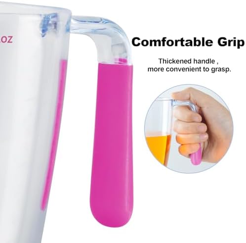 Liquid Measuring Cups with Spout 3 Pcs with ML OZ Scale - Image 5