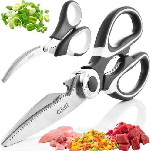 Gidli Kitchen Shears & Seafood Scissors Set by Gidli