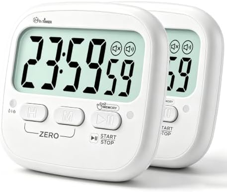 AyayaBoss 2-Pack Magnetic Kitchen Timers by AyayaBoss