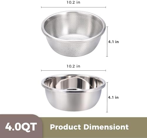 Colander and Bowl Set 4.0QT - Image 3