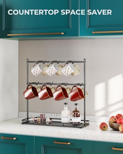 OROPY Coffee Mug Holder for Countertop, Mug Tree Rack - Image 3