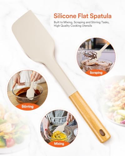 Badiano Silicone Heavy-Duty Spatula, Rubber Scraper - Image 6