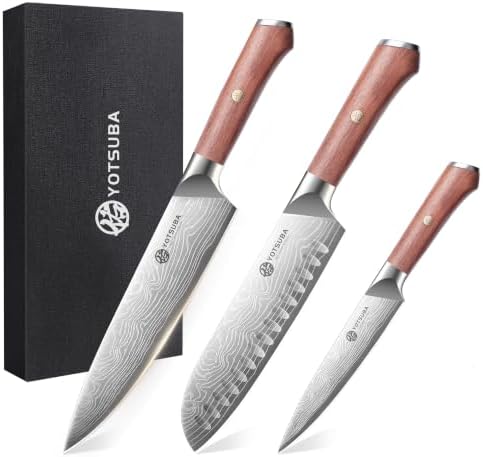 YOTSUBA 3 PCS Japanese Kitchen Knife Set by ExperiencethetrueessenceofJapanesecraftsmanshipandprecisionwiththeYotsubaKnife-embodyingthespiritofJapanineveryslice