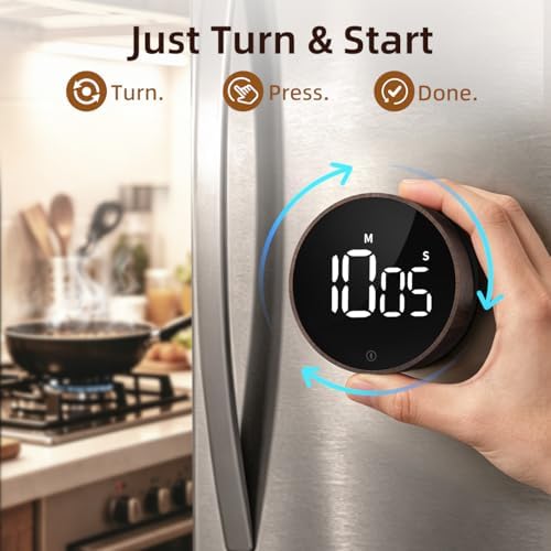 Digital Magnetic Kitchen Timer & Stopwatch - Image 2