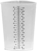 Triangular Polypropylene Graduated Beaker, Translucent by Unknown
