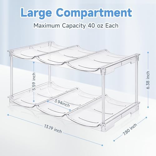 spospo Stackable Water Bottle Organizer - Image 5