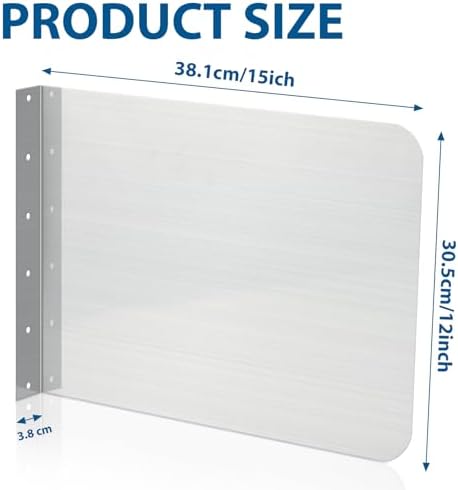 2 Pcs Stainless Steel Side Splash Guards - Image 2