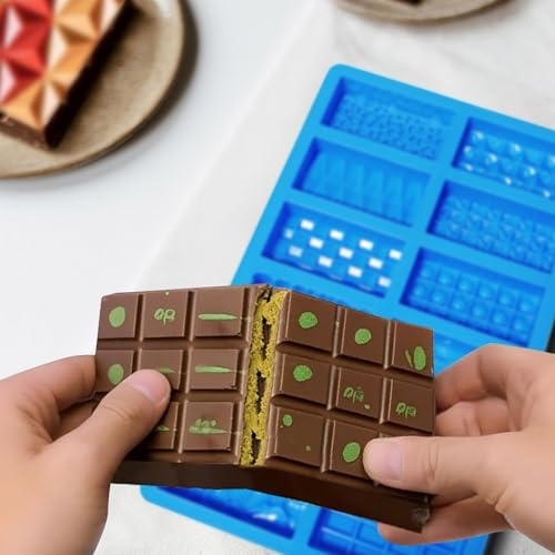 2026New 1inch Deep Small Chocolate Bar Mold - Image 6