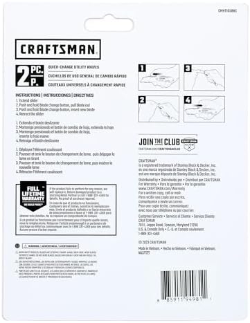 CRAFTSMAN Quick Change Utility 2Pk Cut C - Image 7