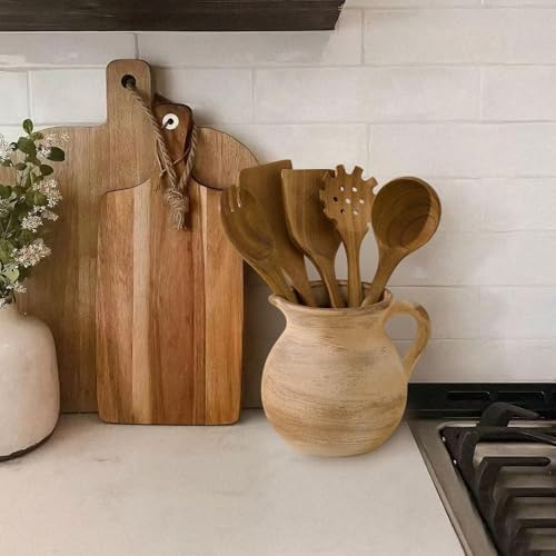 MIYUKI Rustic Kitchen Utensil Holder - Image 6
