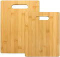 Totally Bamboo Cutting Board Set, 2 Reversible Cutting Boards by TotallyBamboo