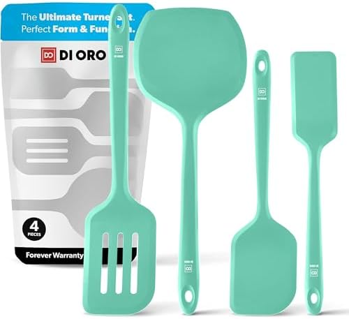 DI ORO Silicone Turner Spatula Set by DIORO