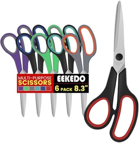 8.3" Heavy Duty Scissors All Purpose by EEKEDO