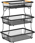 3 Tier Fruit Basket for Kitchen Counter by Unknown