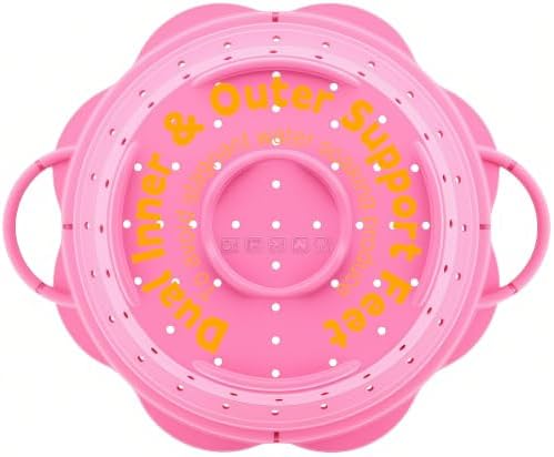 Collapsible Silicone Colander for Kitchen，Foldable Pasta Vegetable Strainer - Image 5