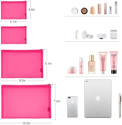EASYFUN Mesh Pouch, Make up Bag - Image 2