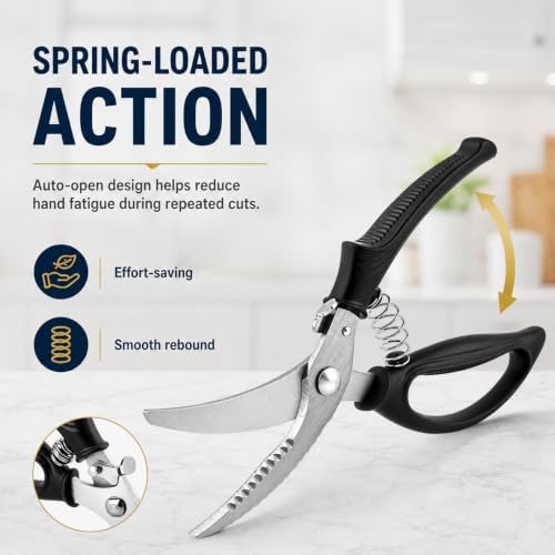 Heavy Duty Poultry Shears, Kitchen Scissors - Image 3
