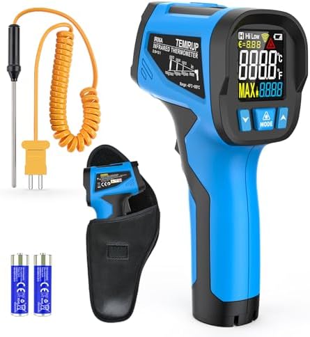 Infrared Thermometer Temperature Gun by TEMIRUP