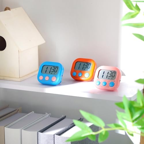 Weewooday 50 Pcs Multi-func Electronic Kitchen Classroom Timer, 10 Colors - Image 5