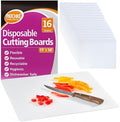 Plastic Cutting Boards For Kitchen – 16 Pack by PATCHKE
