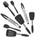 5-Piece Silicone Spatulas Set by ALLWIN-HOUSEWARE