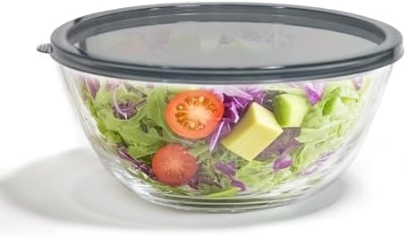 5 Quart Deep Big Glass Bowl by Ronanemon
