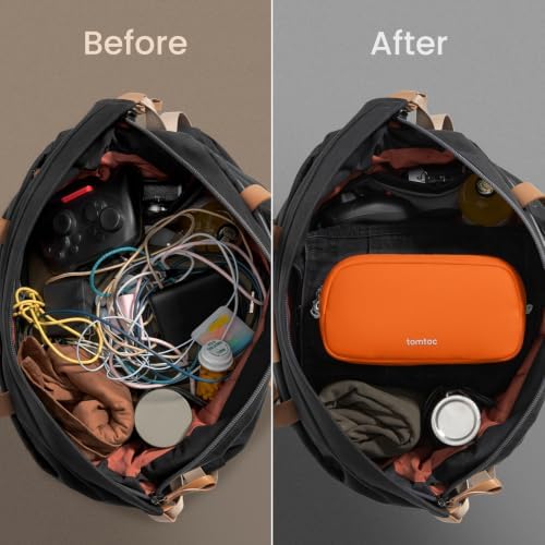 tomtoc Electronics Organizer Travel Case, Cable Organizer - Image 7