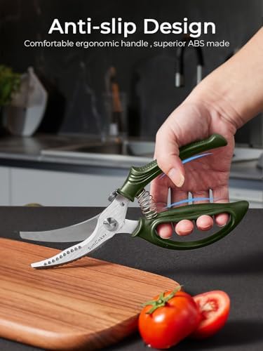Poultry Shears, Heavy Duty Kitchen Shears - Image 4