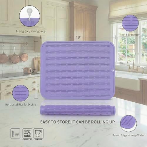 MicoYang Silicone Dish Drying Mat - Image 2