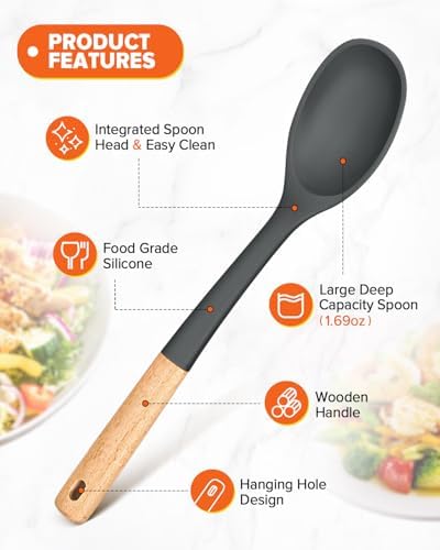 Badiano Silicone Cooking Spoons - Image 4
