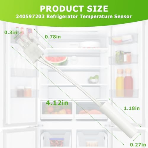 240597203 Refrigerator Temperature Sensor Compatible - Image 5