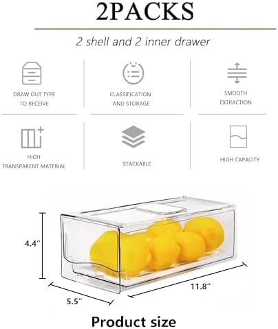 Fruit Storage Containers for Fridge - Image 2