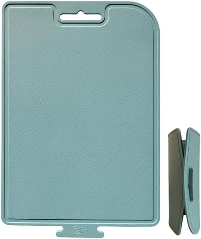 Korean Made Thick Silicone Double-Sided Usable Cutting Board 14.3" x 9.7" by cozymomdeco
