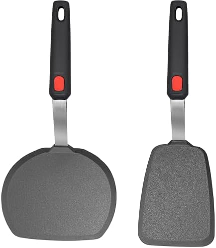 2 Piece Silicone Pancake Spatula Turner by BodiCal