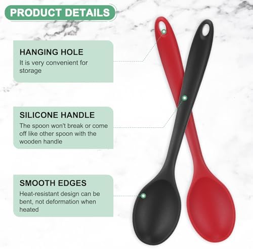 M METERXITY 2-Pack Silicone Spoons - Image 2
