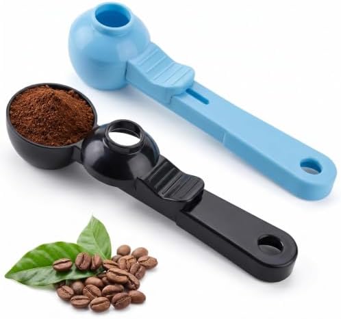 2PCS Coffee Scoop with Funnel for Ground Coffee Protein Powder 2TBSP by CARGEN