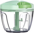 Ourokhome Manual Food Processor Vegetable Chopper, Portable Hand Pull String by Ourokhome