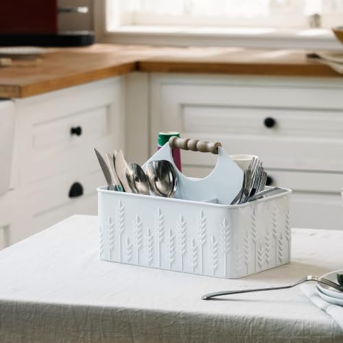 Metal Silverware Caddy for Party, Kitchen Flatware Holder - Image 2