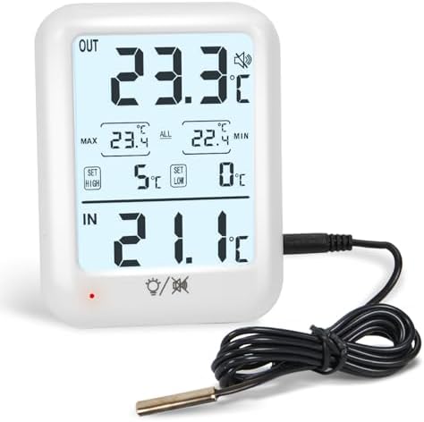Digital Freezer Thermometer Fridge Temperature by LXSZRPH