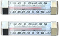 Refrigerator and Freezer Thermometer Fridge Thermometer 2 Pack – Waterproof by Unknown