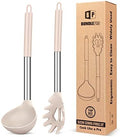 BUNDLEPRO Silicone Soup Ladle and Pasta Spoon Set, 2 Pack by BUNDLEPRO
