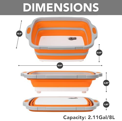 Collapsible Cutting Board, BBQ Prep Tub - Image 2