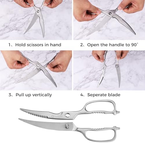 Sunnecko Heavy Duty Kitchen Scissors - Image 6