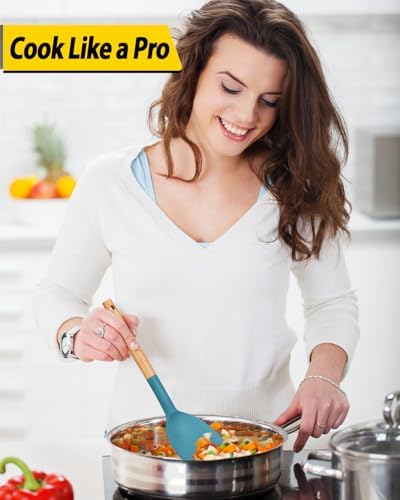 BUNDLEPRO Silicone Cooking Utensils Set - Image 4