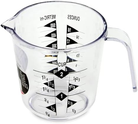 Chef Craft Select Plastic Measuring Cup, 2 Cup by MaxiAids